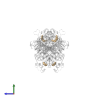 TRIETHYLENE GLYCOL in PDB entry 2wg1, assembly 1, side view.