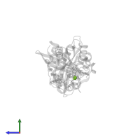 MAGNESIUM ION in PDB entry 2wkr, assembly 1, side view.