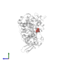 Modified residue TPO in PDB entry 2wma, assembly 1, side view.