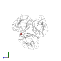 BROMIDE ION in PDB entry 2wq4, assembly 1, side view.