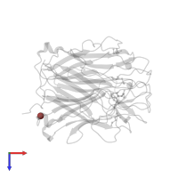 BROMIDE ION in PDB entry 2wq4, assembly 1, top view.