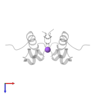 SODIUM ION in PDB entry 2wrx, assembly 1, top view.