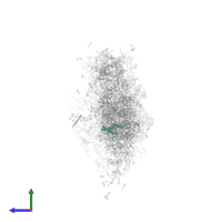 1,2-DISTEAROYL-MONOGALACTOSYL-DIGLYCERIDE in PDB entry 2wse, assembly 1, side view.