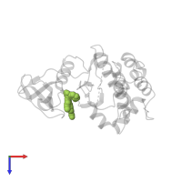 4-{[9-CHLORO-7-(2,6-DIFLUOROPHENYL)-5H-PYRIMIDO[5,4-D][2]BENZAZEPIN-2-YL]AMINO}BENZOIC ACID in PDB entry 2wtw, assembly 1, top view.