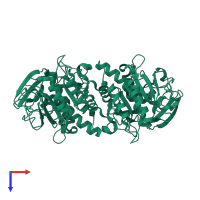 Peptidase S8/S53 domain-containing protein in PDB entry 2wv7, assembly 1, top view.