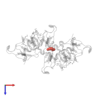 Modified residue PCA in PDB entry 2x52, assembly 1, top view.