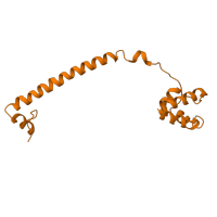 The deposited structure of PDB entry 2xas contains 1 copy of CATH domain 1.20.58.1880 (Methane Monooxygenase Hydroxylase; Chain G, domain 1) in REST corepressor 1. Showing 1 copy in chain B.