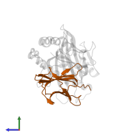 Beta-2-microglobulin in PDB entry 2xfx, assembly 1, side view.