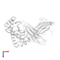 UNCHARACTERIZED PROTEIN in PDB entry 2xfx, assembly 1, top view.