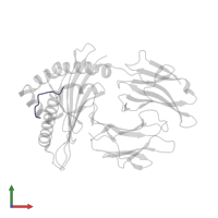 Myelin proteolipid protein in PDB entry 2xpg, assembly 1, front view.