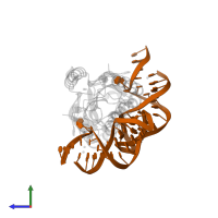 DRA2 TRANSPOSASE LEFT END RECOGNITION SEQUENCE in PDB entry 2xqc, assembly 1, side view.