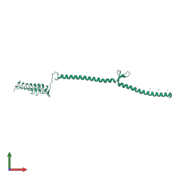 PDB entry 2xqh coloured by chain, front view.