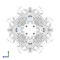 SULFATE ION in PDB entry 2xqj, assembly 1, side view.