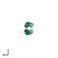 Breast cancer metastasis-suppressor 1 in PDB entry 2xus, assembly 2, side view.