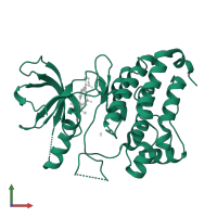 Ephrin type-B receptor 4 in PDB entry 2xvd, assembly 1, front view.