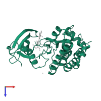 Ephrin type-B receptor 4 in PDB entry 2xvd, assembly 1, top view.