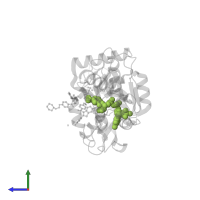 NADP NICOTINAMIDE-ADENINE-DINUCLEOTIDE PHOSPHATE in PDB entry 2y05, assembly 1, side view.