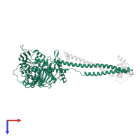 Lysine-specific histone demethylase 1A in PDB entry 2y48, assembly 1, top view.