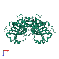 HTH lysR-type domain-containing protein in PDB entry 2y7w, assembly 1, top view.