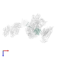 NADH\: UBIQUINONE OXIDOREDUCTASE, MEMBRANE SUBUNIT L, in PDB entry 2ybb, assembly 1, top view.
