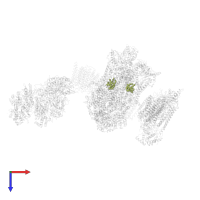 CARDIOLIPIN in PDB entry 2ybb, assembly 1, top view.