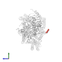 Modified residue FME in PDB entry 2yev, assembly 2, side view.