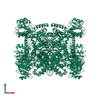 Glutamate dehydrogenase in PDB entry 2yfh, assembly 1, front view.