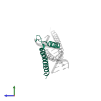 T-cell acute lymphocytic leukemia protein 1 in PDB entry 2ypb, assembly 1, side view.