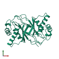 ORF 73 in PDB entry 2ypy, assembly 1, front view.