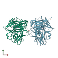 3D model of 2yxw from PDBe