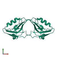 Cytohesin-interacting protein in PDB entry 2z17, assembly 1, front view.