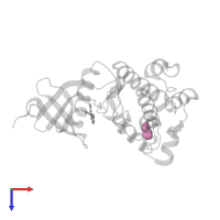 GLYCEROL in PDB entry 2z2w, assembly 2, top view.