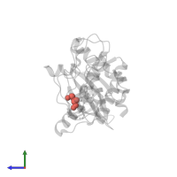 Modified residue CSO in PDB entry 2z2w, assembly 2, side view.