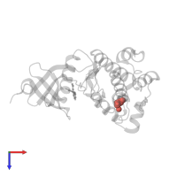 Modified residue CSO in PDB entry 2z2w, assembly 2, top view.