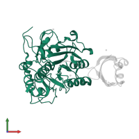 Tk-subtilisin in PDB entry 2z56, assembly 1, front view.