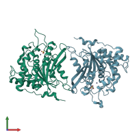 3D model of 2zel from PDBe