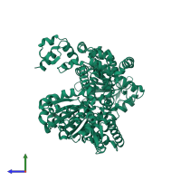 ATP-dependent DNA helicase Hel308 in PDB entry 2zj8, assembly 1, side view.