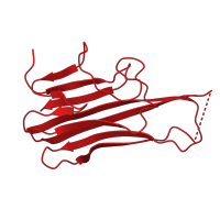 The deposited structure of PDB entry 2zpx contains 3 copies of CATH domain 2.60.120.40 (Jelly Rolls) in Tumor necrosis factor, soluble form. Showing 1 copy in chain A.