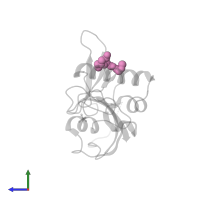 2-(2-{2-[2-(2-METHOXY-ETHOXY)-ETHOXY]-ETHOXY}-ETHOXY)-ETHANOL in PDB entry 2zqs, assembly 1, side view.