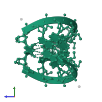 RNA (5'-R(*(OMC)P*(OMG)P*(OMC)P*(OMG)P*(OMC)P*(OMG))-3') in PDB entry 310d, assembly 1, side view.