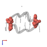 Modified residue 5CM in PDB entry 313d, assembly 1, top view.