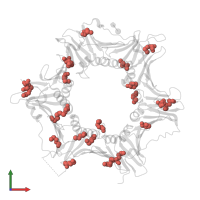 Modified residue MSE in PDB entry 3a1j, assembly 1, front view.