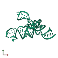 PDB entry 3a3a coloured by chain, front view.