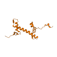 The deposited structure of PDB entry 3afa contains 2 copies of CATH domain 1.10.20.10 (Histone, subunit A) in Histone H2A type 1-B/E. Showing 1 copy in chain C.