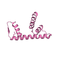 The deposited structure of PDB entry 3an2 contains 2 copies of CATH domain 1.10.20.10 (Histone, subunit A) in Histone H2B type 1-J. Showing 1 copy in chain D.