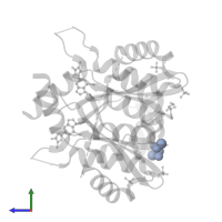 (2S,3S)-1,4-DIMERCAPTOBUTANE-2,3-DIOL in PDB entry 3ao2, assembly 1, side view.