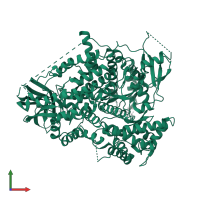 Phosphatidylinositol 4,5-bisphosphate 3-kinase catalytic subunit gamma isoform in PDB entry 3apc, assembly 1, front view.