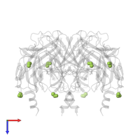 ETHANOL in PDB entry 3atf, assembly 1, top view.
