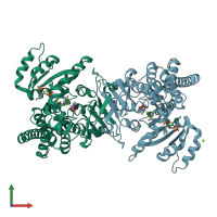 3D model of 3aua from PDBe