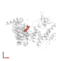 Modified residue M3L in PDB entry 3avr, assembly 1, front view.